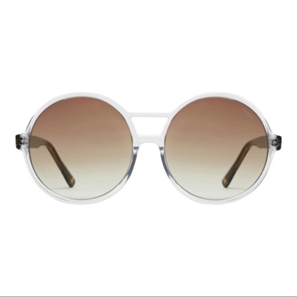 KOMONO Coco Clear / Tortoise Sunglasses New - Picture 2 of 16